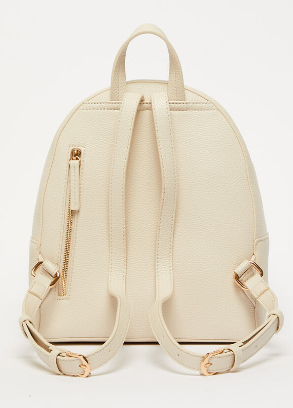 Beige Women's Liu Jo With Logo Backpacks | BXT-126958