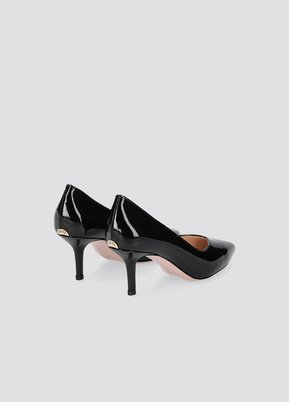 Black Women's Liu Jo Patent Leather High Heels | TLG-924671