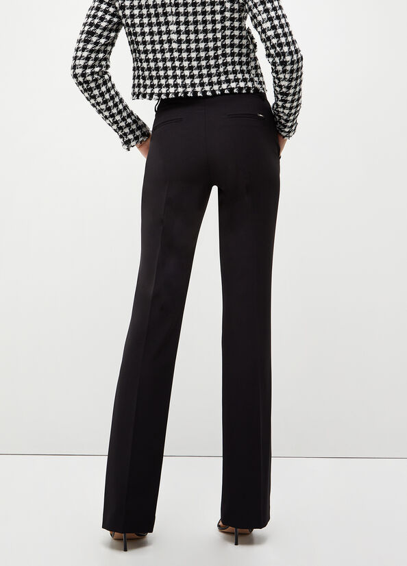 Black Women's Liu Jo Stretch Lj Pants | IHG-629780