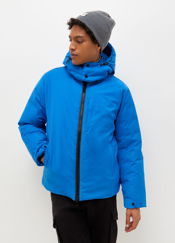 Blue Men\'s Liu Jo Padded With Hood Jackets | CQZ-140537