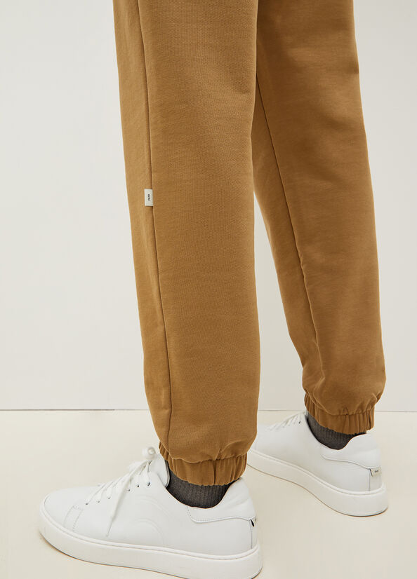 Brown Men's Liu Jo Plush Joggers Pants | PDH-041735