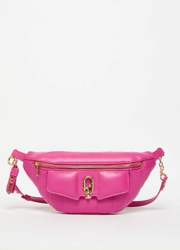 Fuchsia Women's Liu Jo Eco-Friendly Pouch Belt Bags | TNQ-851467