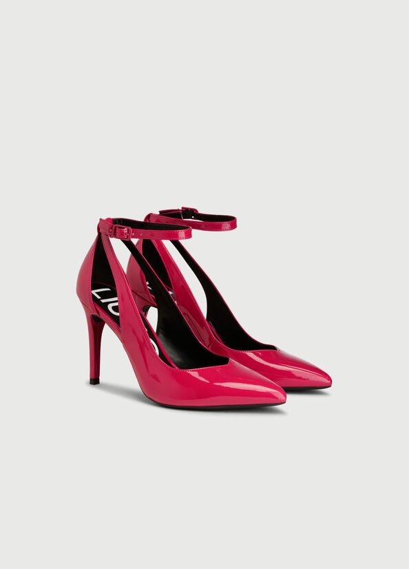 Fuchsia Women's Liu Jo Patent Leather High Heels | NZP-583690