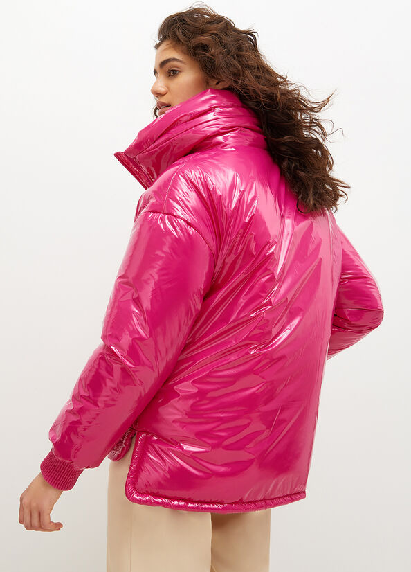 Fuchsia Women's Liu Jo Quilted Coats | KQE-421837