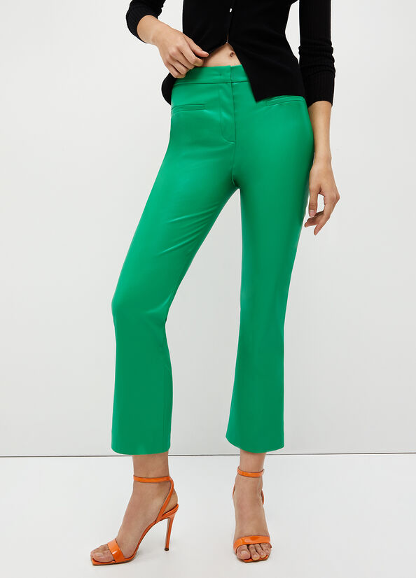 Green Women\'s Liu Jo Fabric Pants | PEW-723810