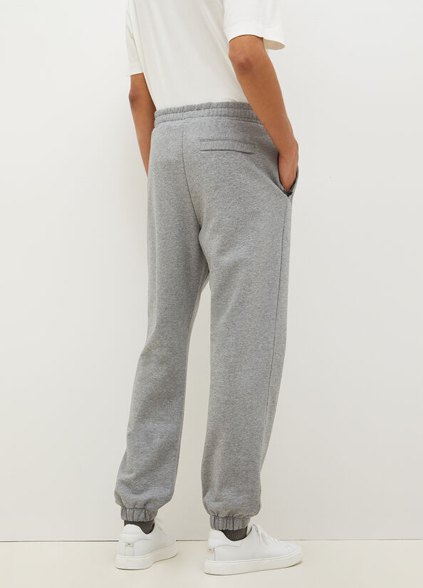 Grey Men's Liu Jo Plush Joggers Pants | ZLM-408319