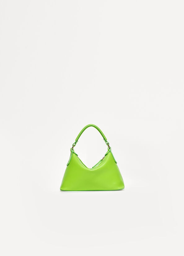 Light Green Women's Liu Jo Leather Mini Hobo Crossbody Bags | AVX-123856