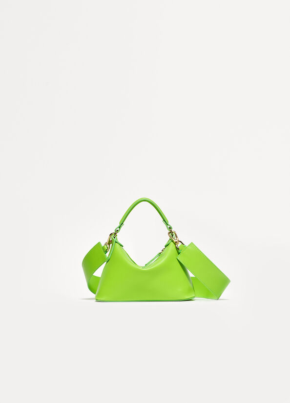 Light Green Women\'s Liu Jo Leather Mini Hobo Crossbody Bags | AVX-123856