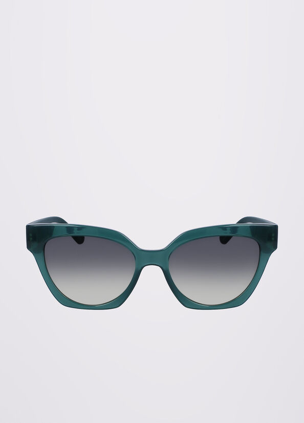 Light Green Women\'s Liu Jo With 3d Pattern Sunglasses | KHL-701593