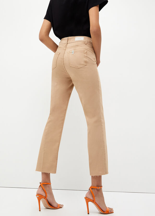 Light Grey Women's Liu Jo Bottom Up Pants | OEG-263480