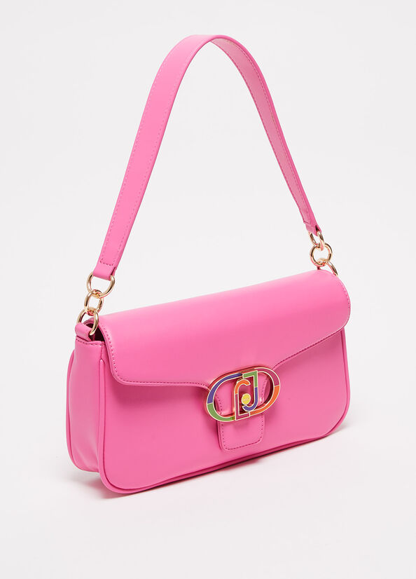 Pink Women's Liu Jo Eco-Friendly Shoulder Crossbody Bags | LFH-328906