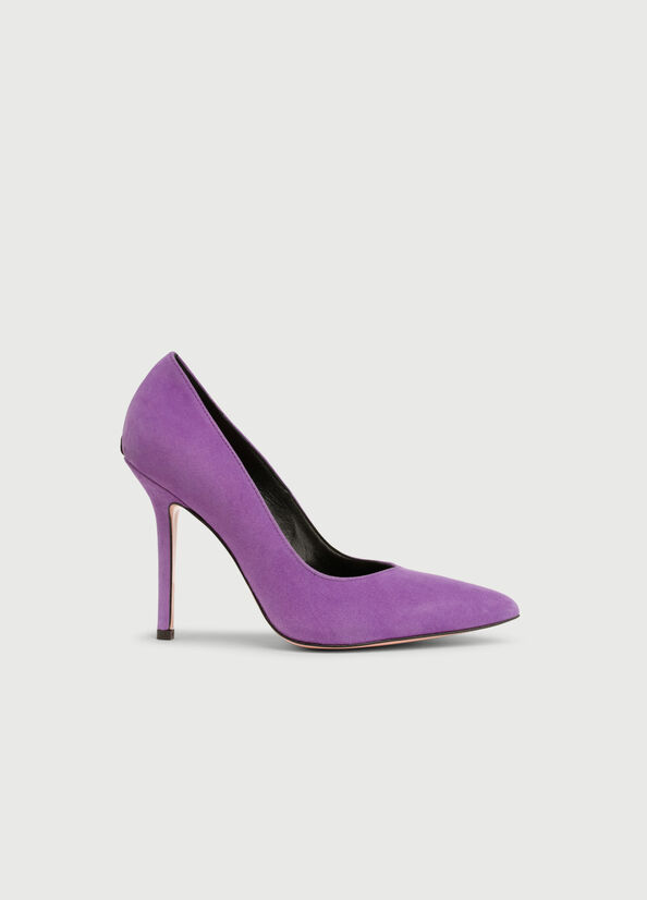 Purple Women's Liu Jo Suede High Heels | LYH-543918