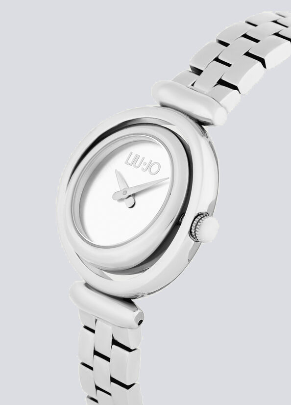 Silver Women's Liu Jo Stainless Steel Watches | QLN-823697