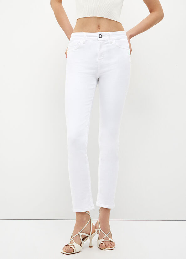 White Women\'s Liu Jo Eco-Friendly Skinny Jeans | GVN-217563