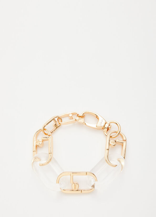 White Women\'s Liu Jo Monogram Bracelet Jewelry | CHX-971548