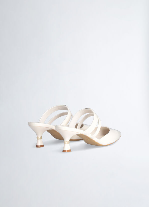 White Women's Liu Jo With Low Heel Sandals | DIO-972856