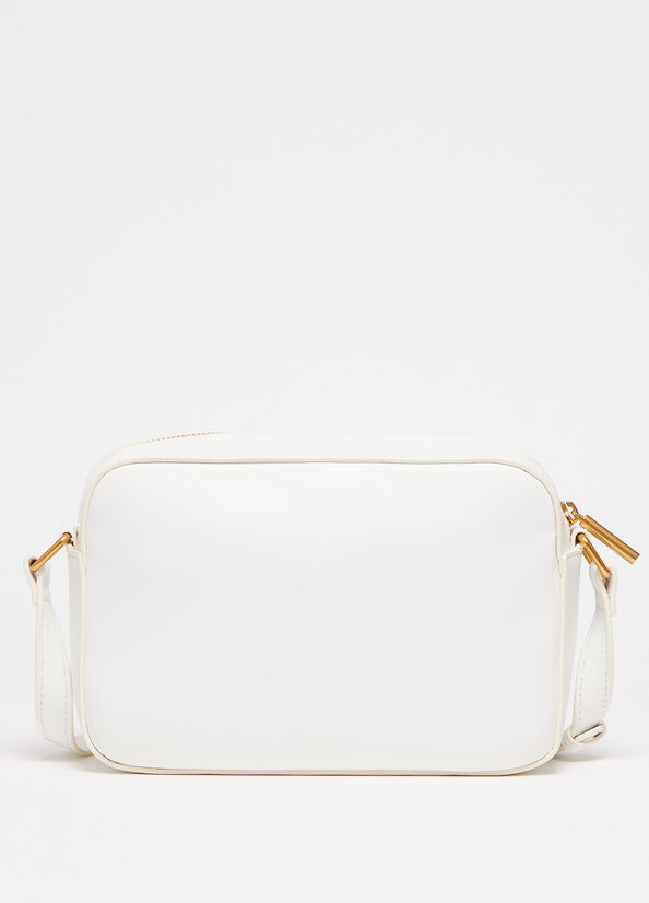 White Women's Liu Jo Woven With Logo Shoulder Bags | EGO-951346