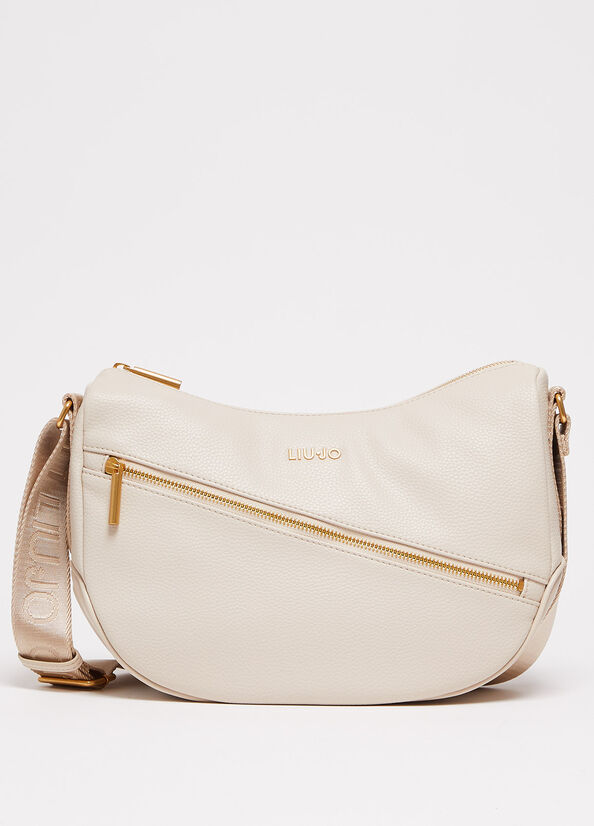 Beige Women's Liu Jo Eco-Friendly Shoulder Bags | LCM-673459