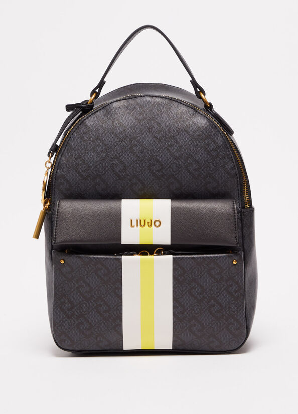 Black Women's Liu Jo Eco-Friendly Backpacks | NJQ-849703