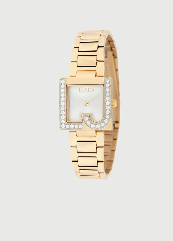 Gold Women's Liu Jo Steel With Logo Watches | ATV-534971