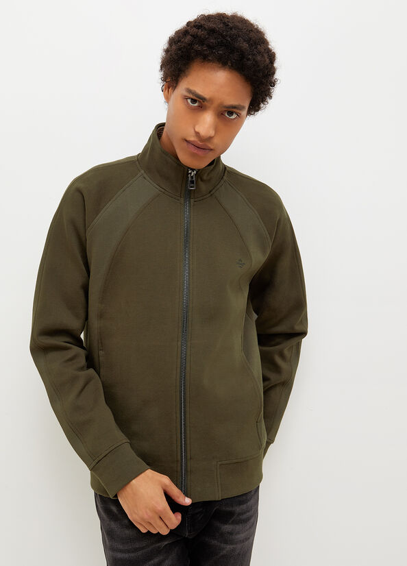 Green Men's Liu Jo With Zip Sweaters | XZR-497650