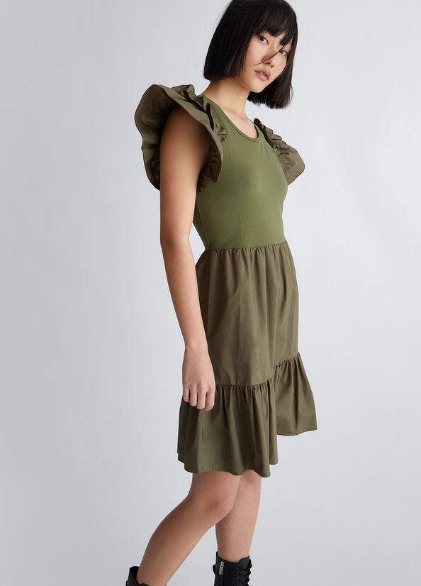 Olive Women's Liu Jo Cotton Dress | WGZ-738125