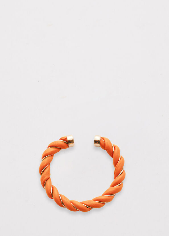 Orange Women's Liu Jo Torchon-Effect Bracelet Jewelry | CAN-714398