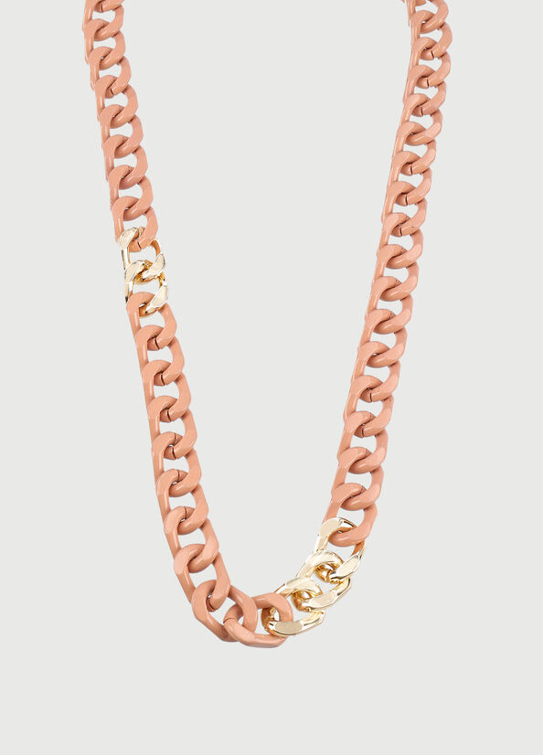 Pink Women's Liu Jo Necklace With Enameled Chains Jewelry | SUN-231980