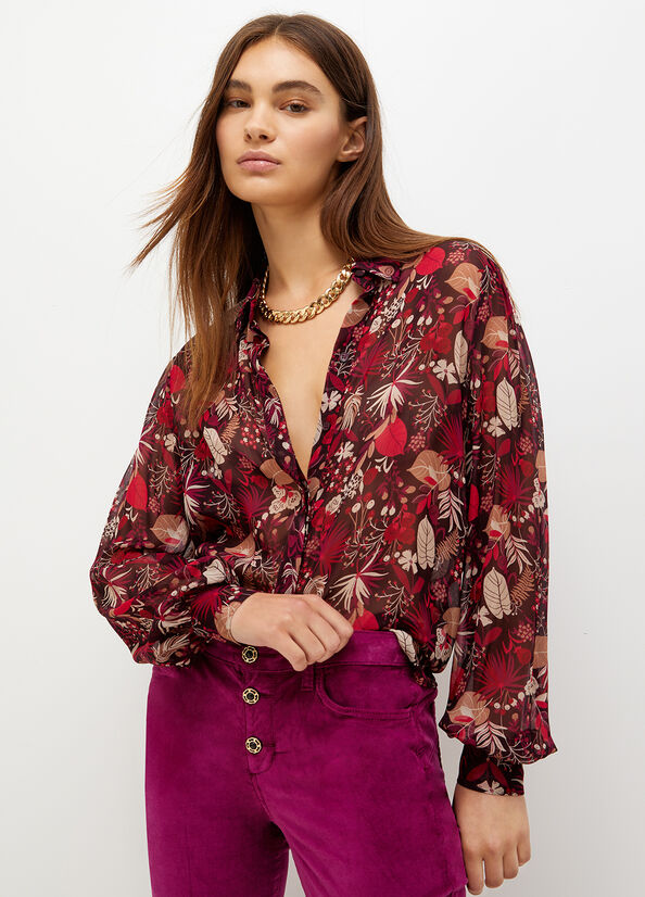 Pink Women's Liu Jo Printed Shirts | UWC-916783