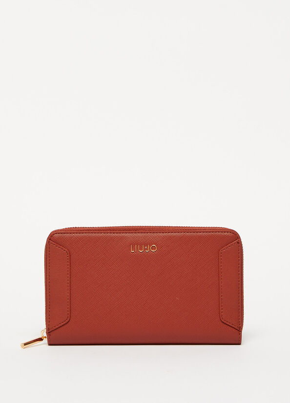 Red Women's Liu Jo Large Eco-Friendly Wallets | YBG-290685