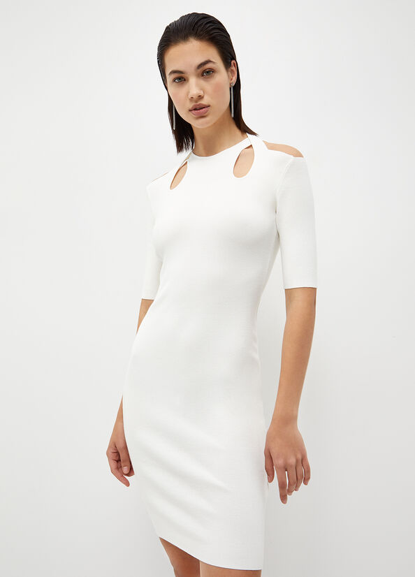 White Women's Liu Jo Eco-Friendly Dress | WDH-417805