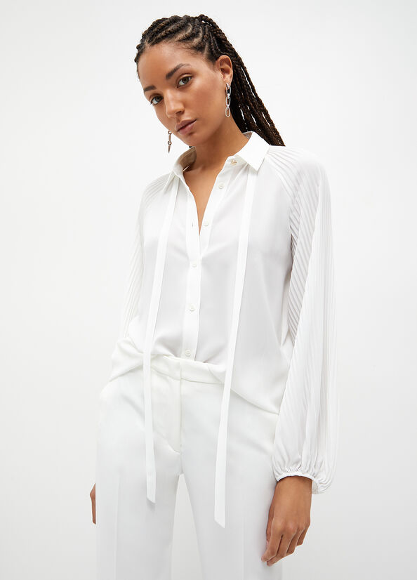 White Women's Liu Jo Eco-Friendly Shirts | QEA-246098